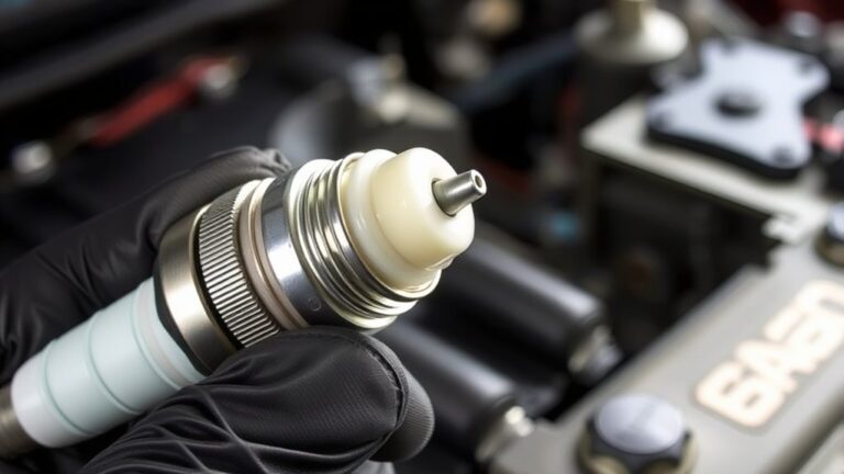 applying spark plug grease