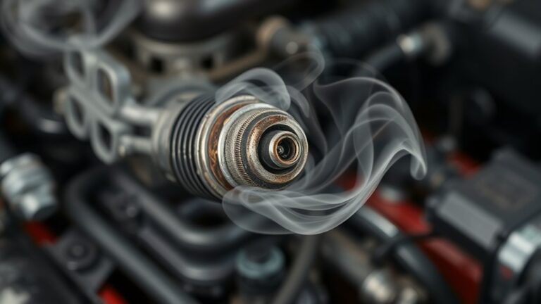 bad spark plugs cause white smoke