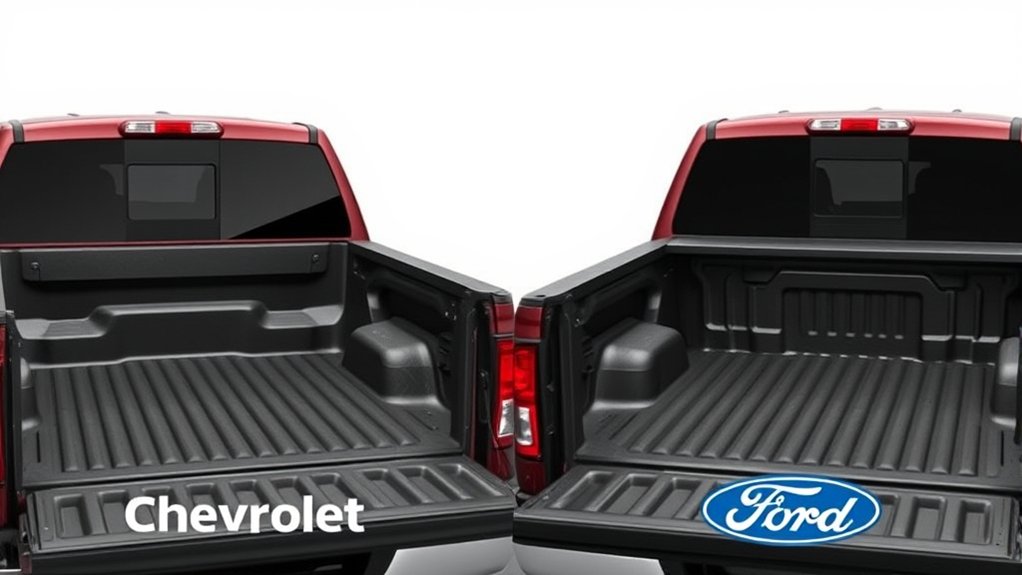 design differences in truck beds