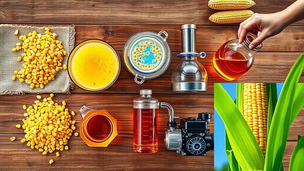 ethanol fuel production process