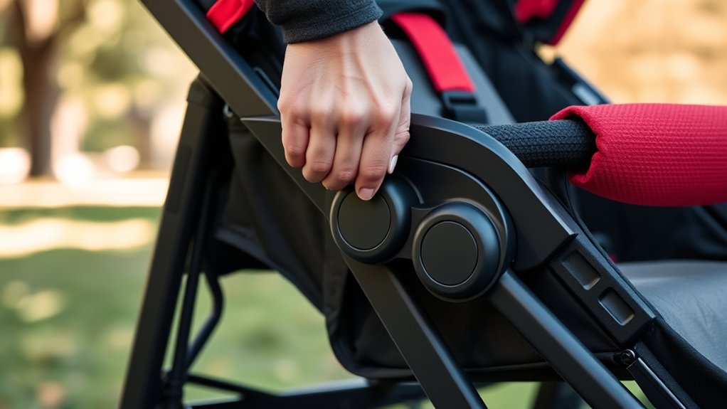 folding jeep stroller easily