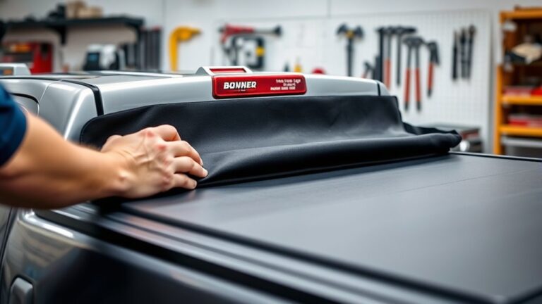 installing tonneau cover step by step