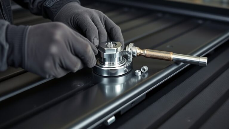 installing tonneau lock assembly