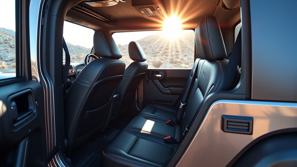 jeep wrangler seating capacity