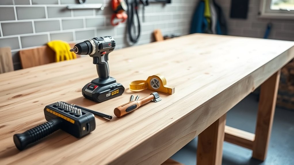 prepare tools and workspace