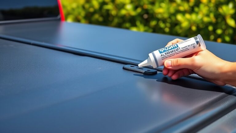 prevent tonneau cover leaks