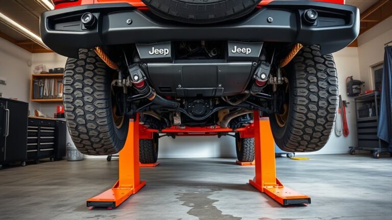 proper jeep lifting procedure
