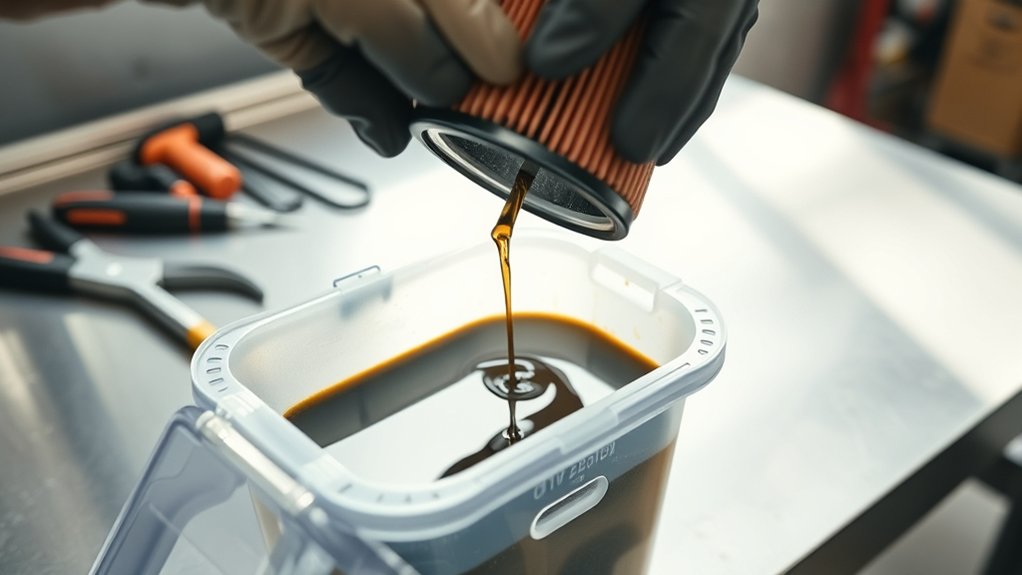 proper oil filter disposal