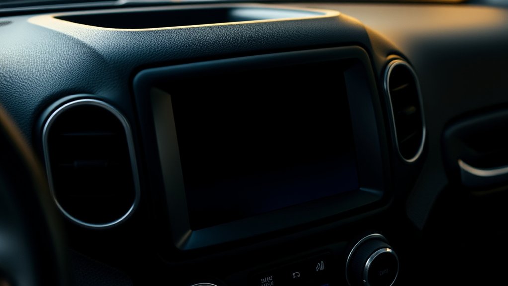 radio screen blackout causes