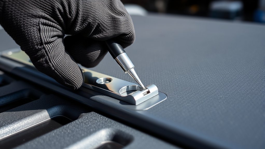 removing clips for maintenance