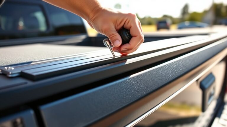 removing tonneau cover rails