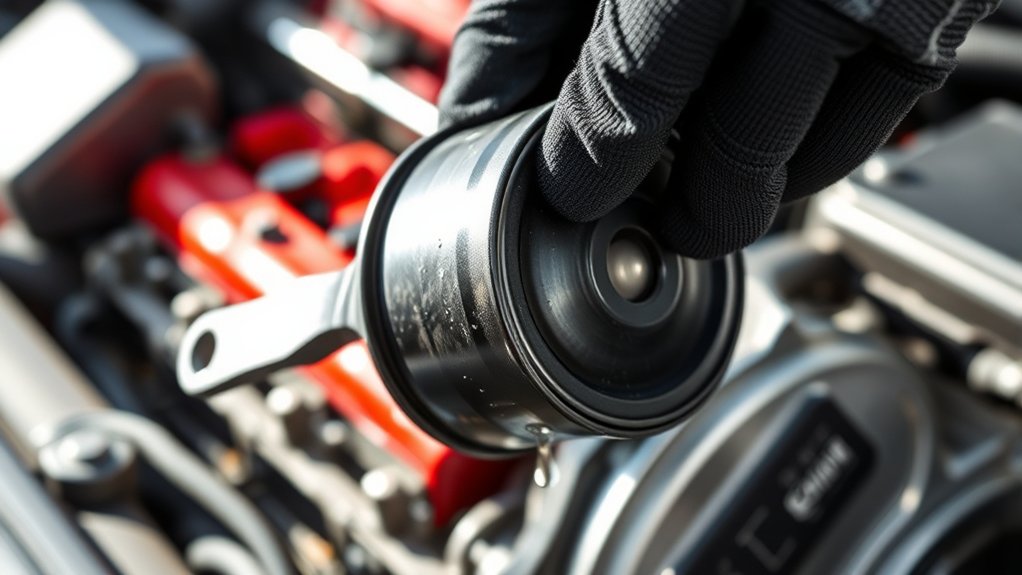 replace filter without draining