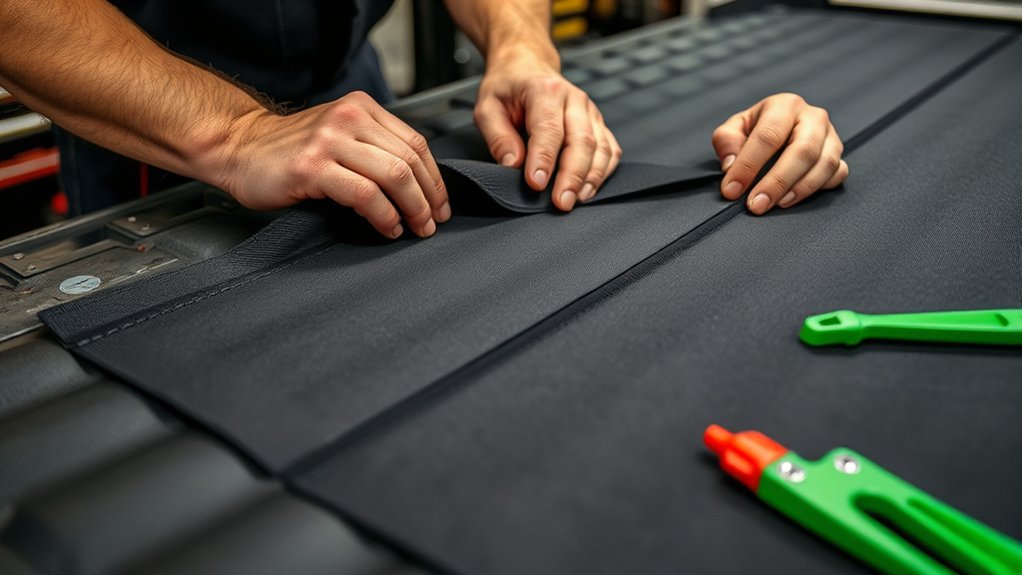 replacing velcro on tonneau