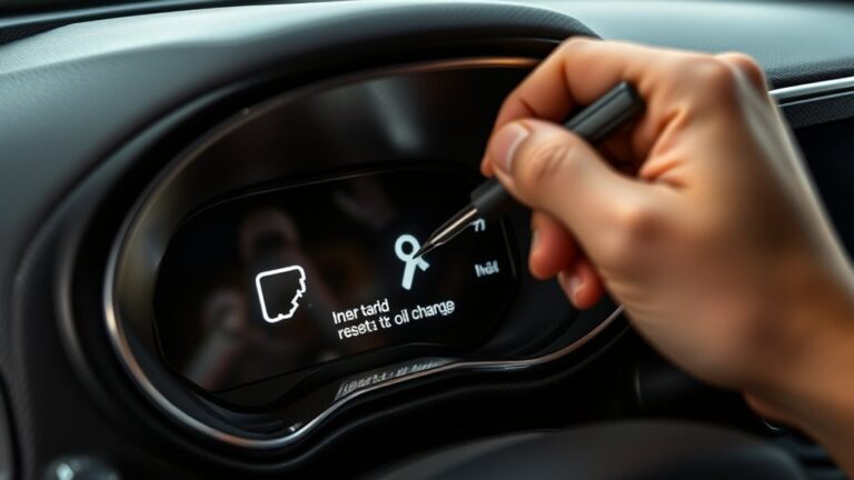 reset oil change indicator