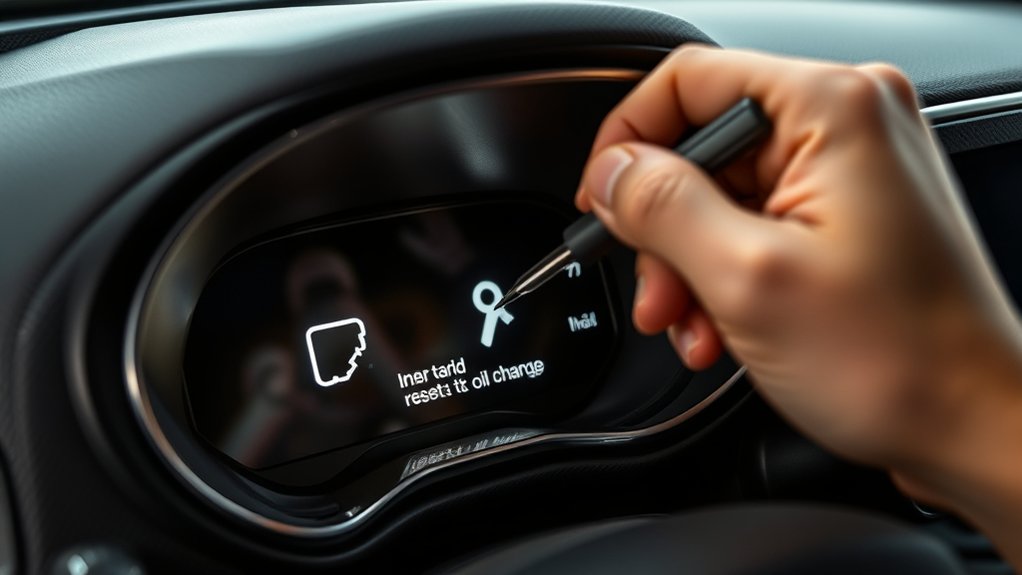 reset oil change indicator