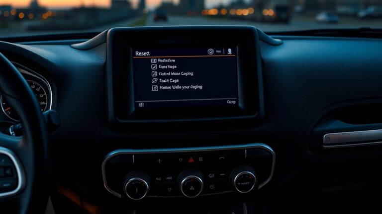 reset uconnect system