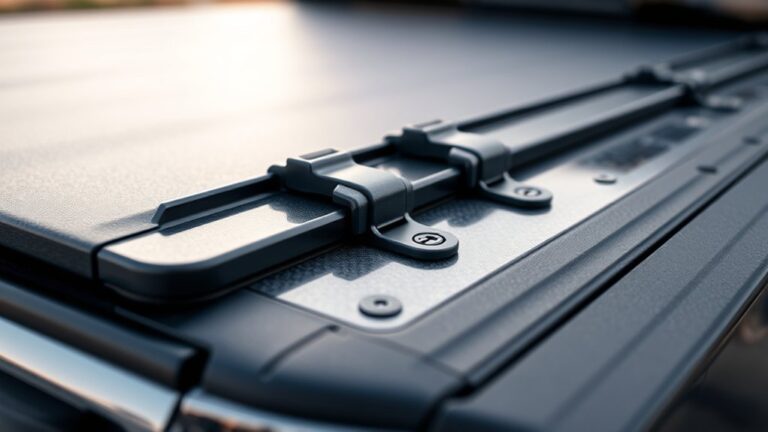 securely lock tonneau cover