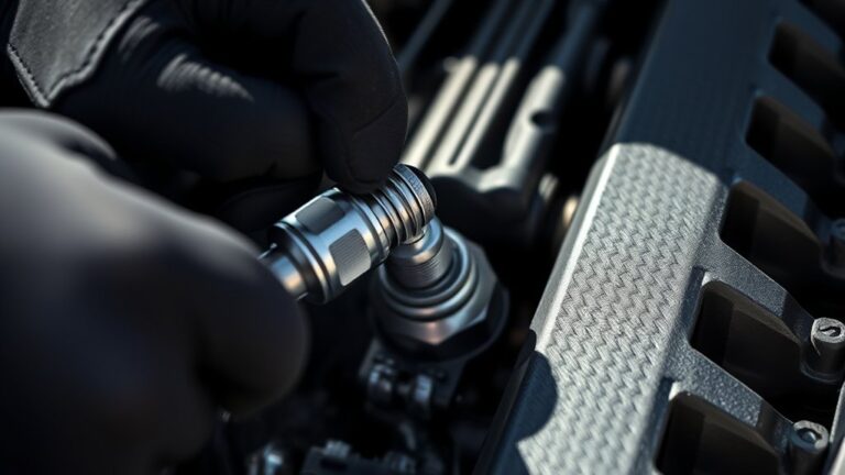 securely tighten spark plugs