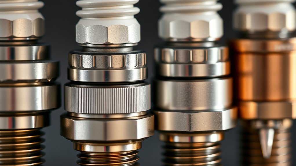 spark plug material differences
