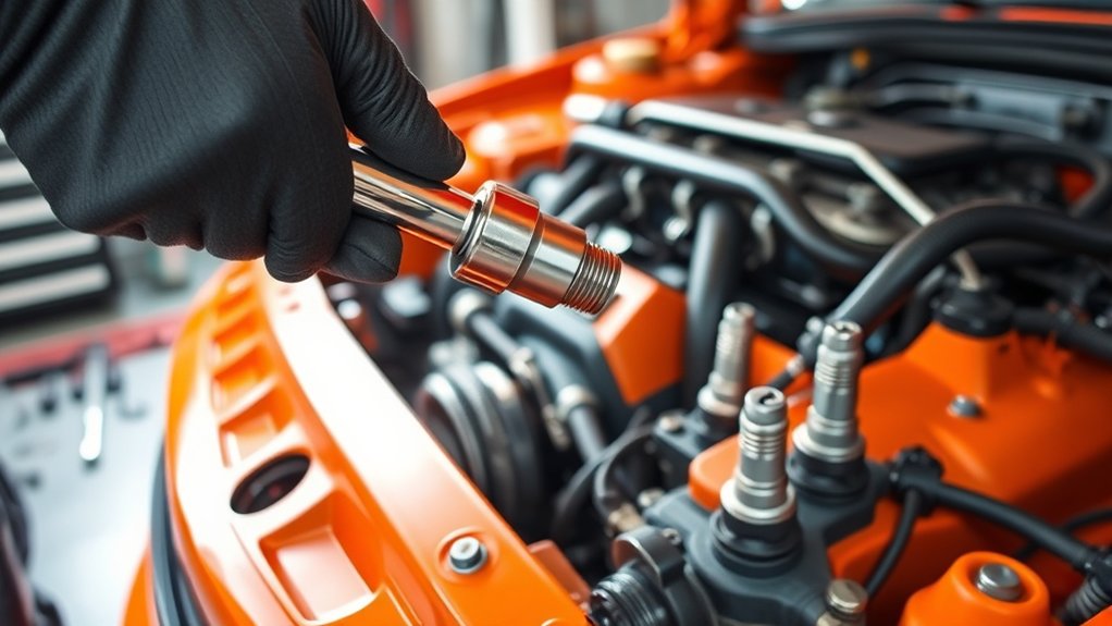 spark plug replacement process