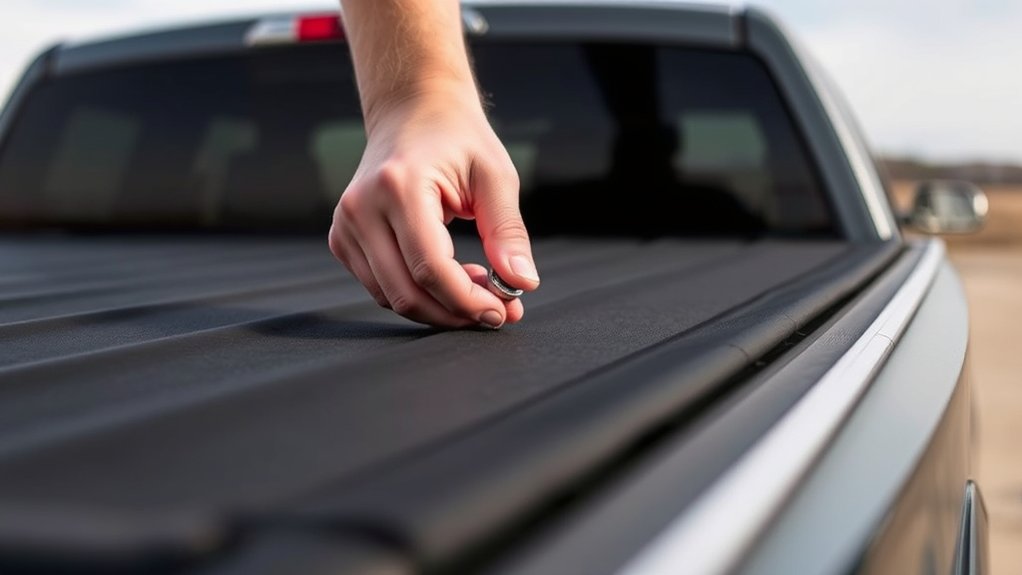 tonneau cover tension adjustment
