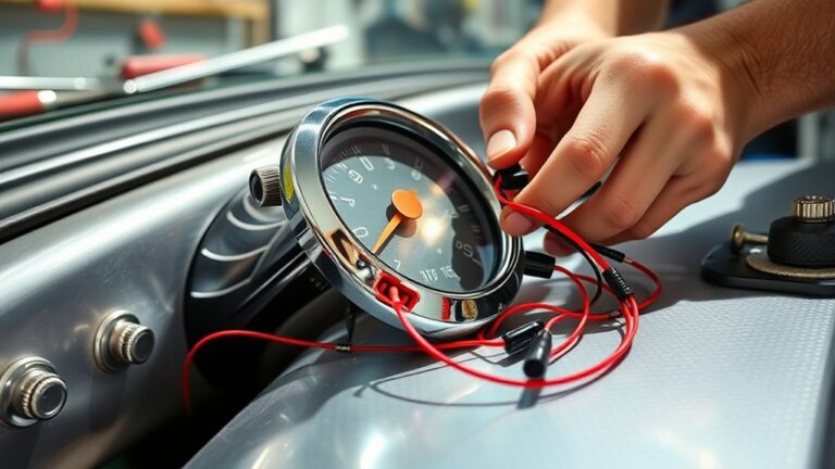 wiring fuel gauge step by step