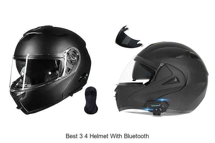 Top 12 Best 3 4 Helmet With Bluetooth You Can’t Miss