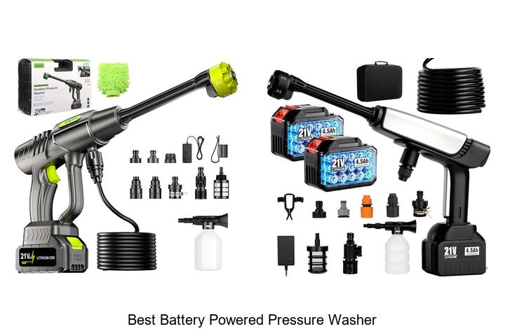 Top 12 Best Battery Powered Pressure Washer That Amazes