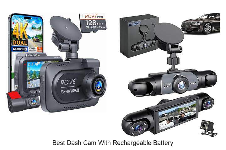 Top 12 Best Dash Cam With Rechargeable Battery You Need Now